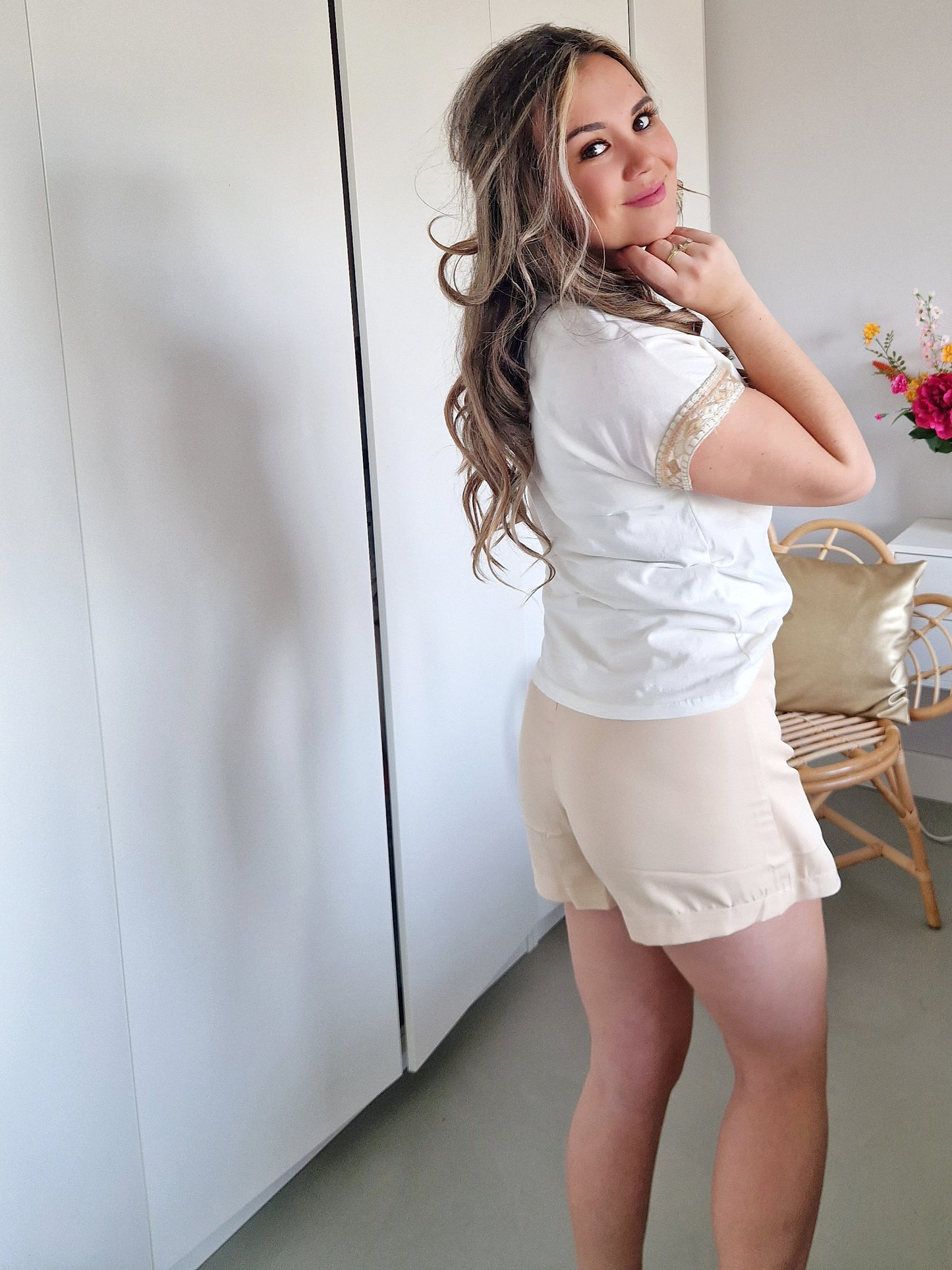 Skort beige