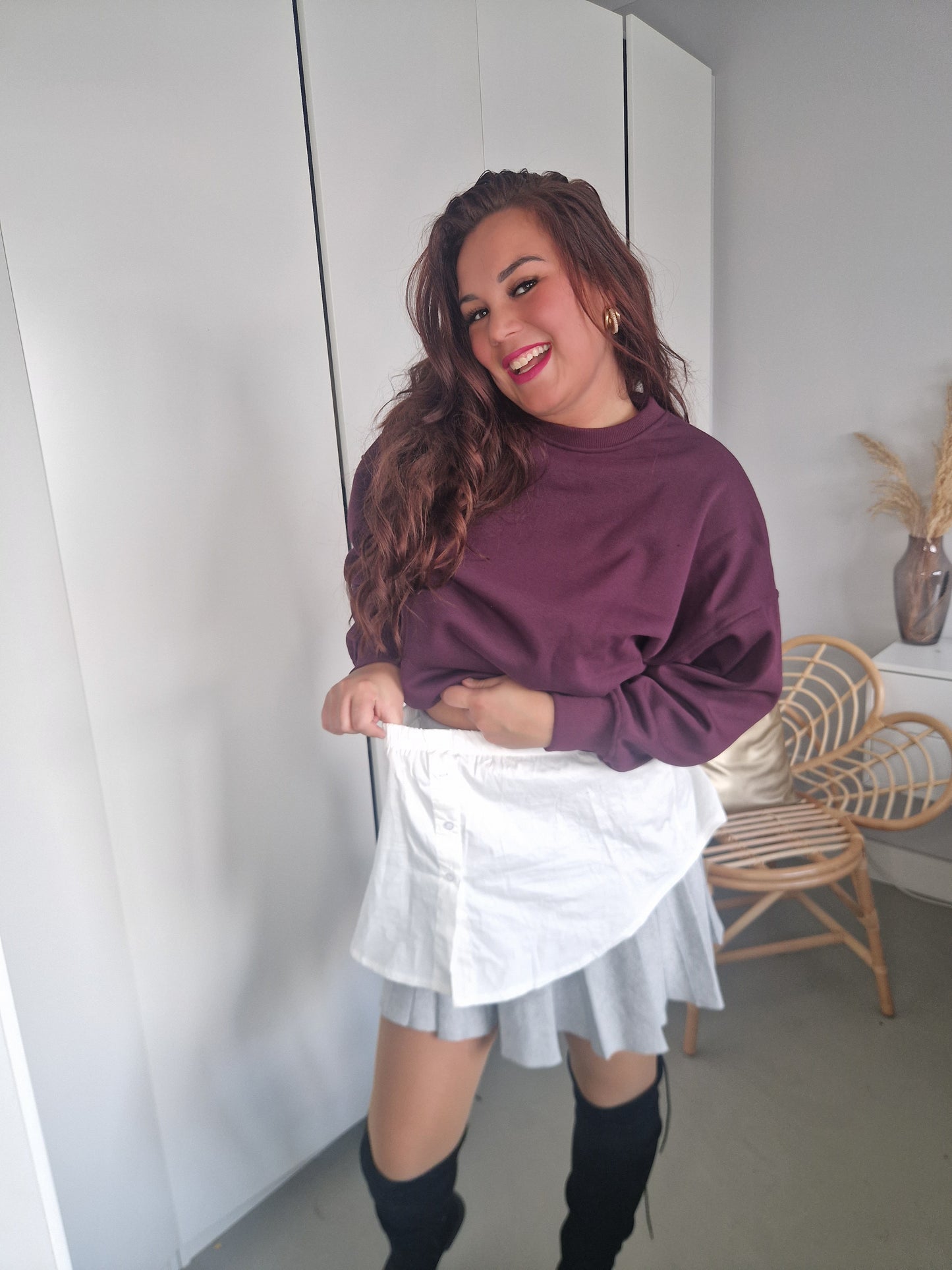 Blouse stukje op elastiek