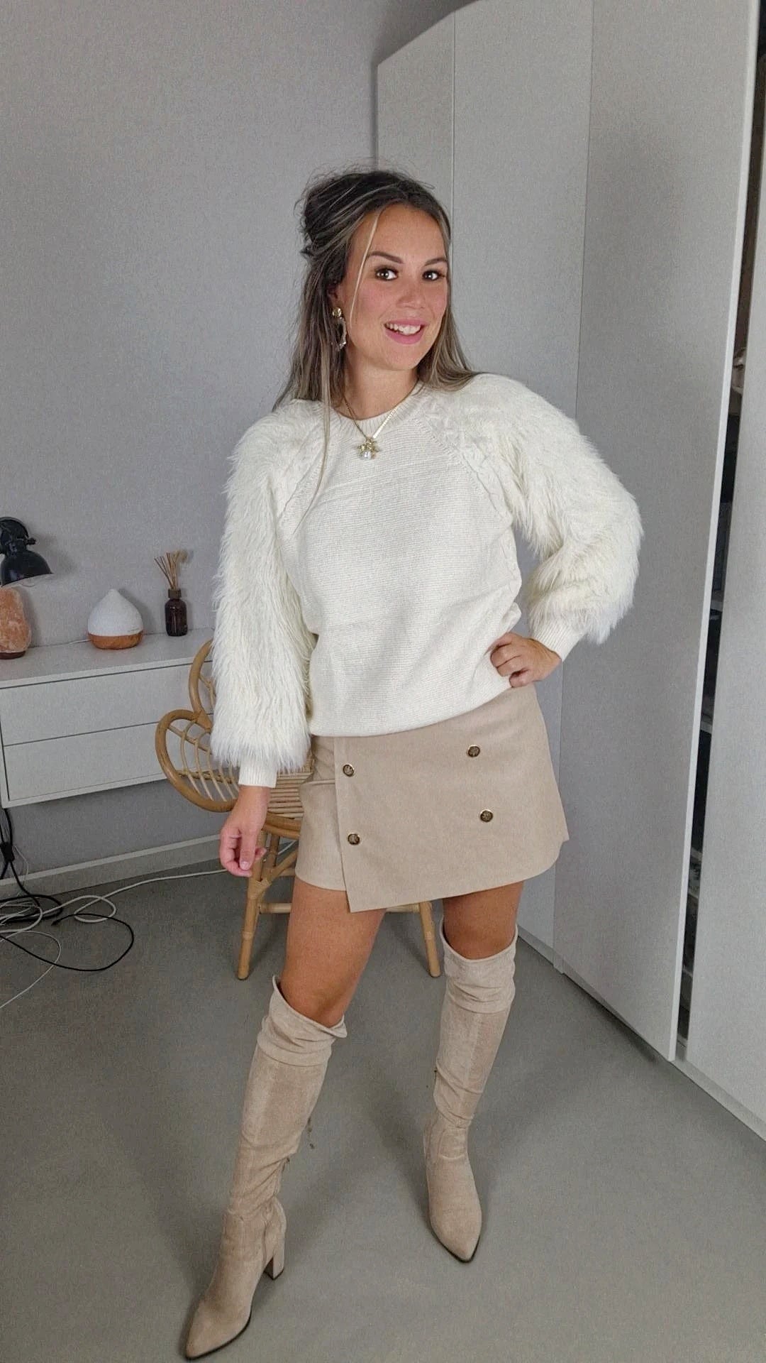 Skortje (van voren een rokje van achter een short)