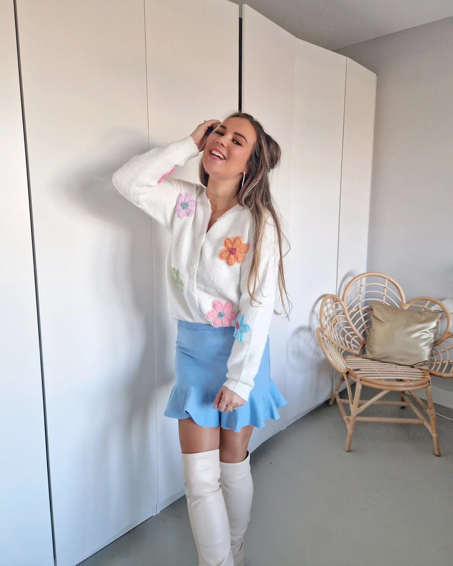 Rokje blauw