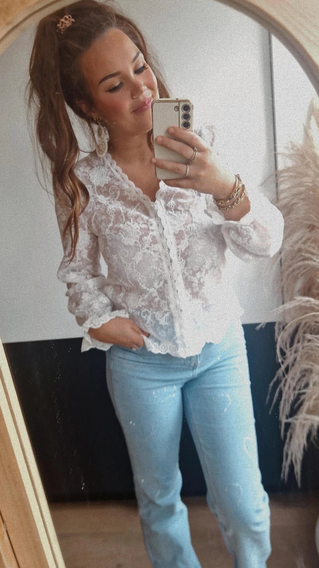 Blouse kant
