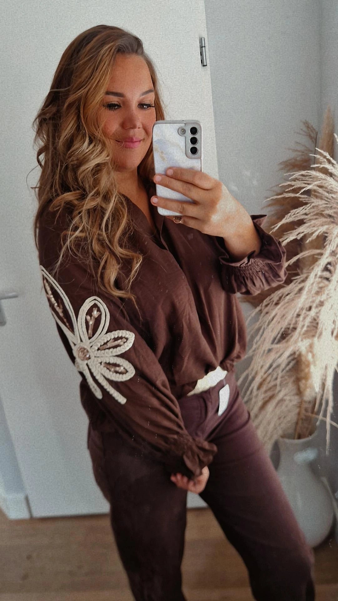 Blouse bloem