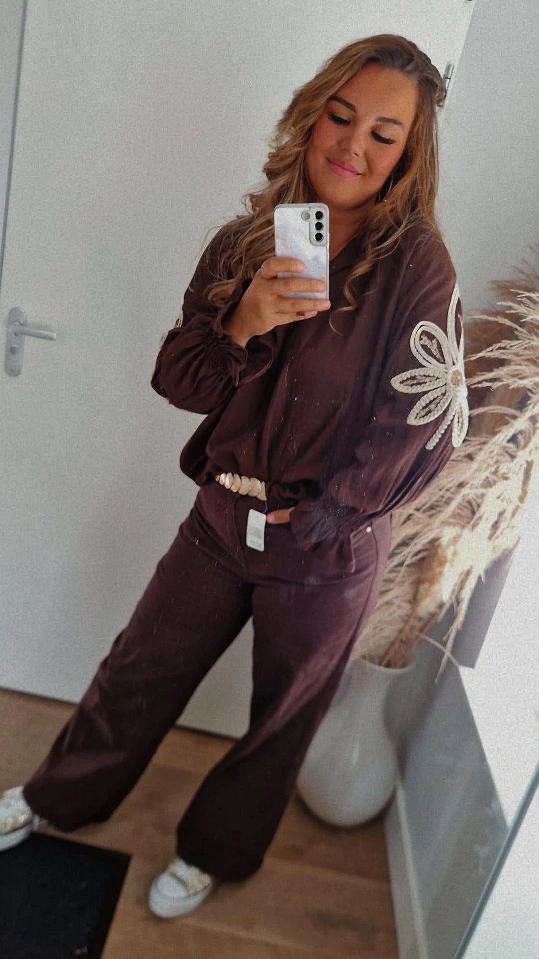Blouse bloem