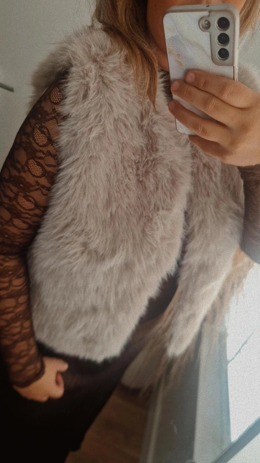 Furry gilet