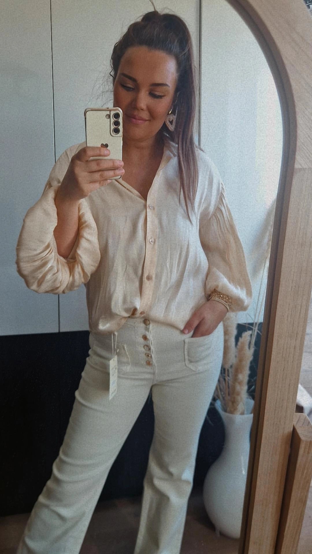 Blouse peach