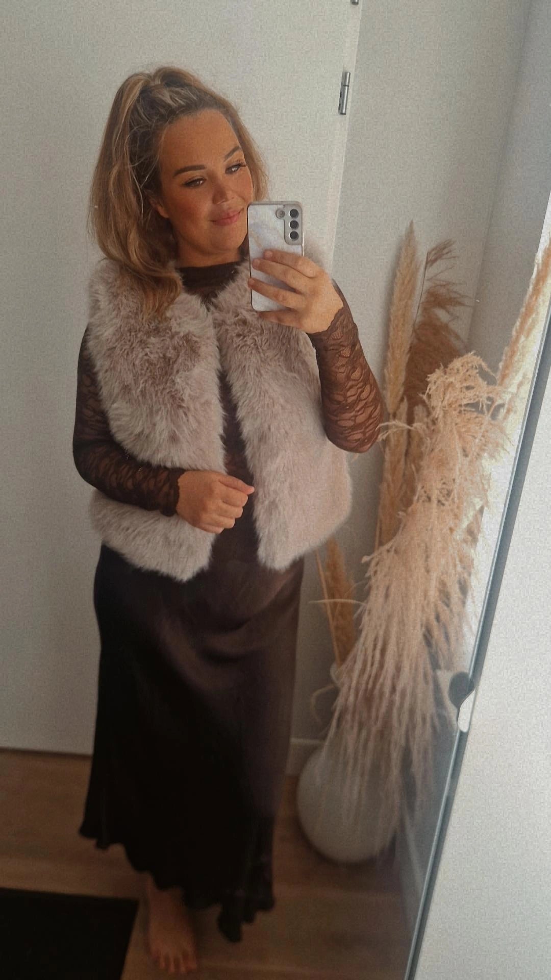 Furry gilet