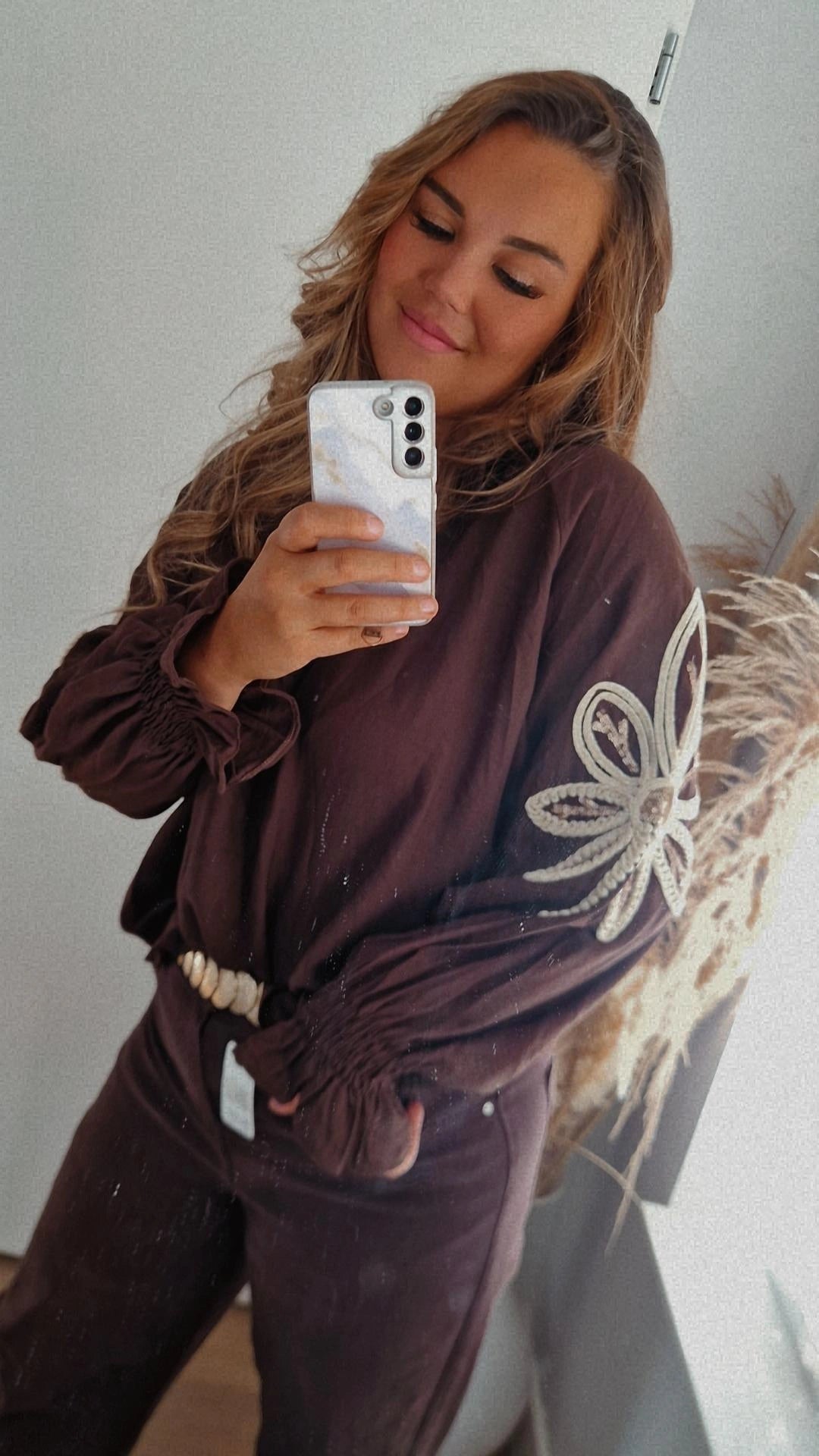 Blouse bloem