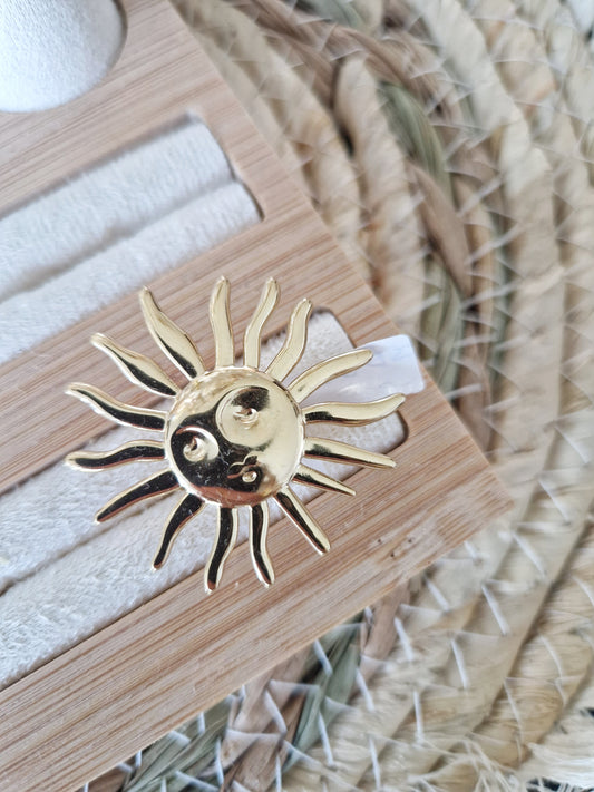Ring zon groot