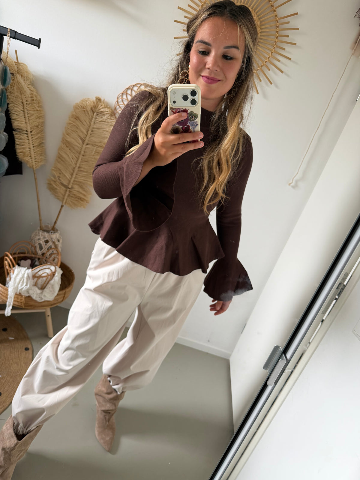 Peplum top