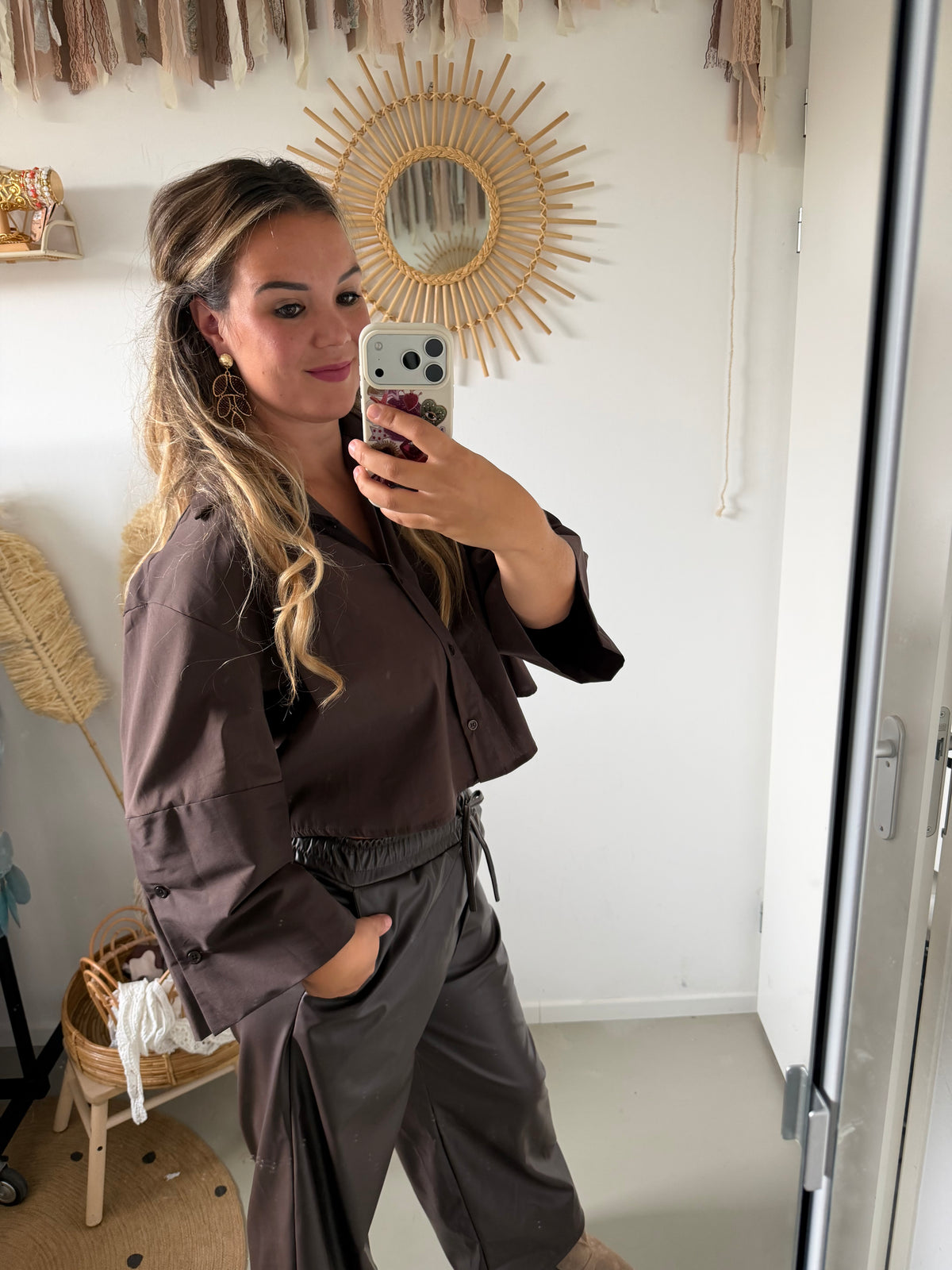 Crop blouse