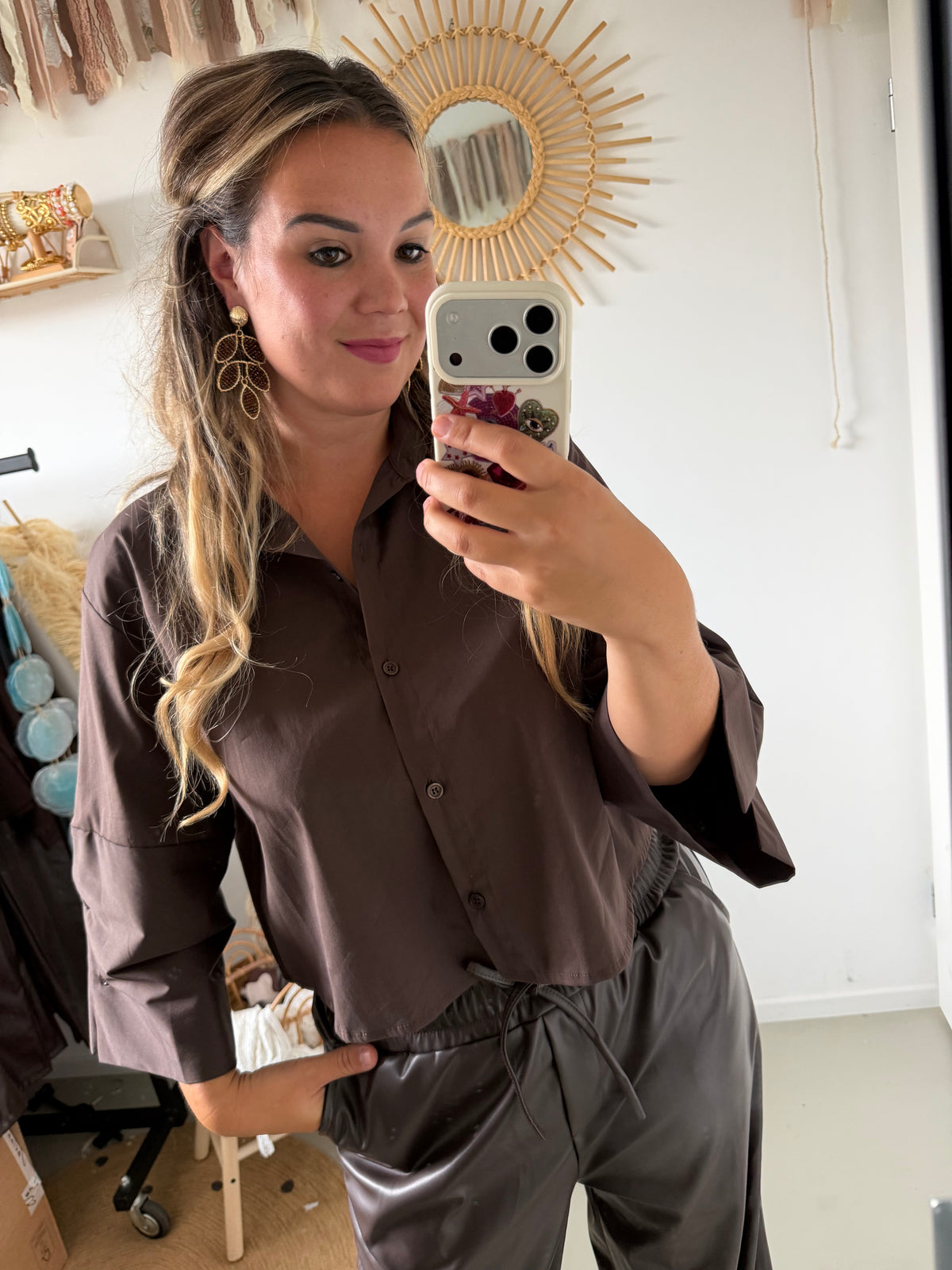 Crop blouse