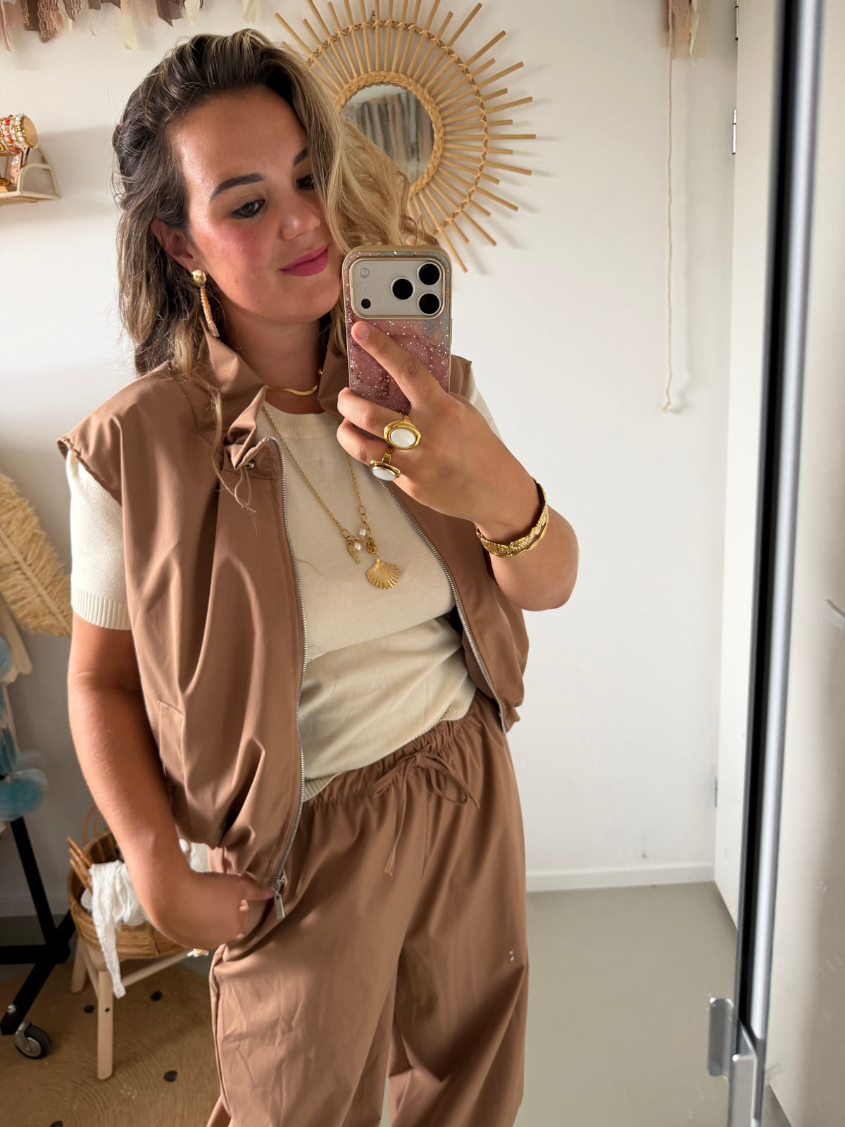 Gilet Camel