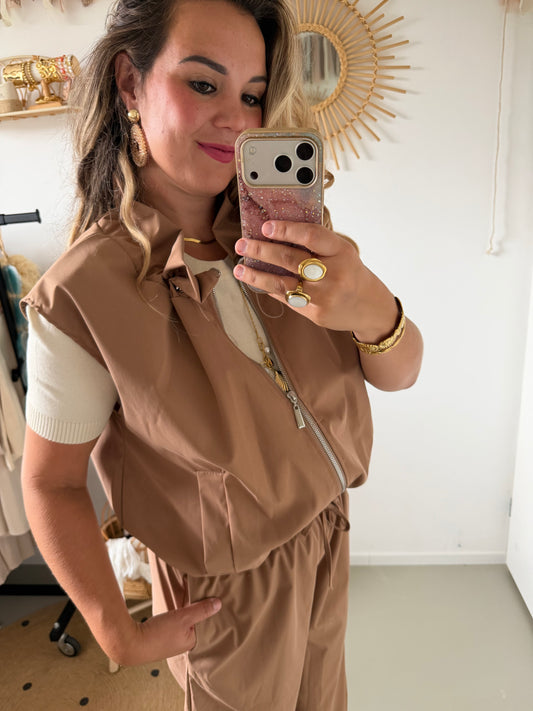 Gilet Camel