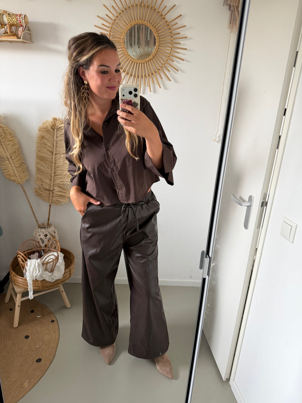 Crop blouse