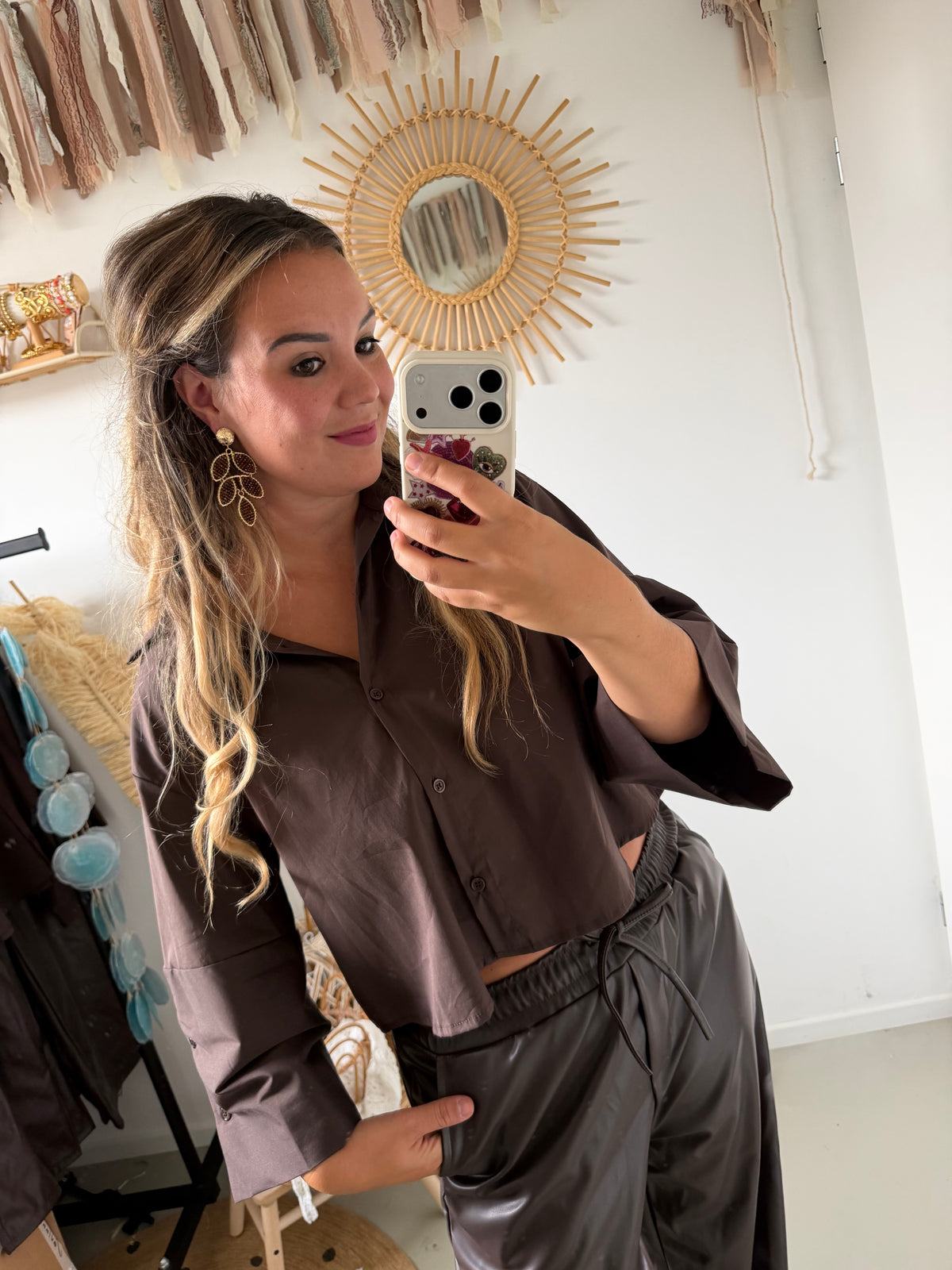Crop blouse