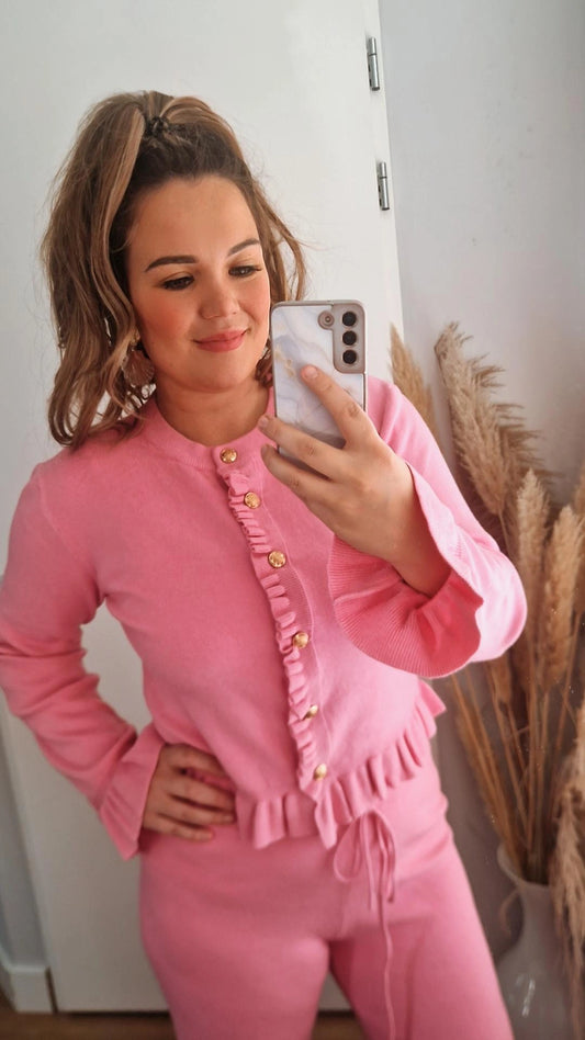 Top roezel goude knoop