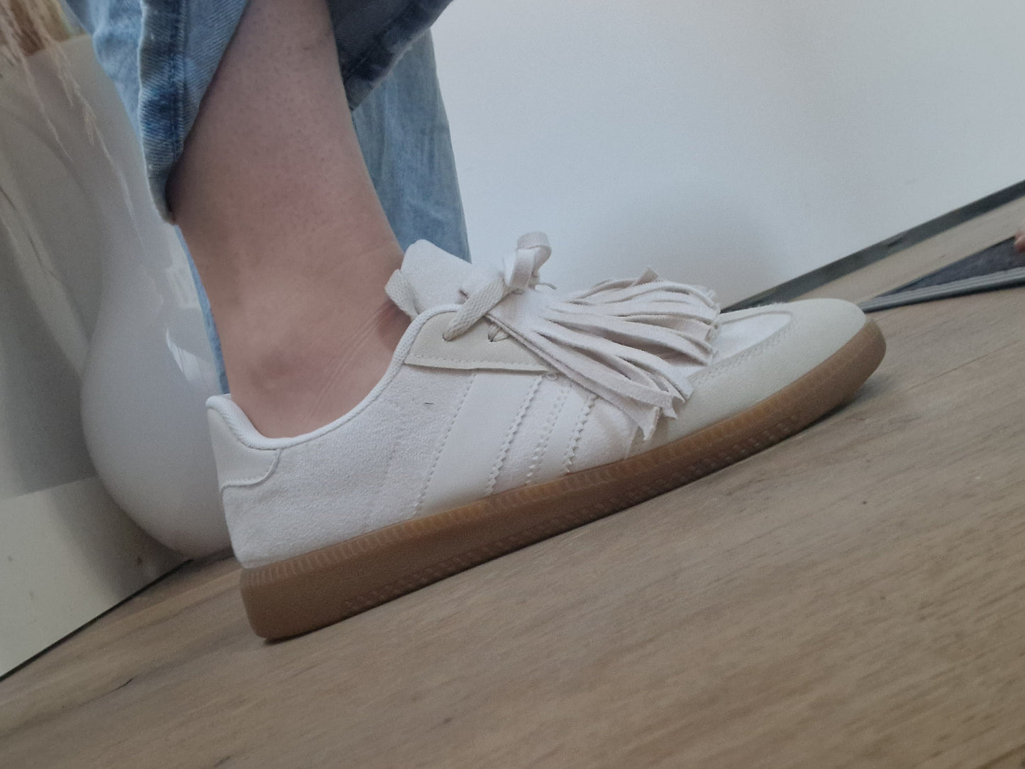 Schoen fringe (franje kan er ook af)