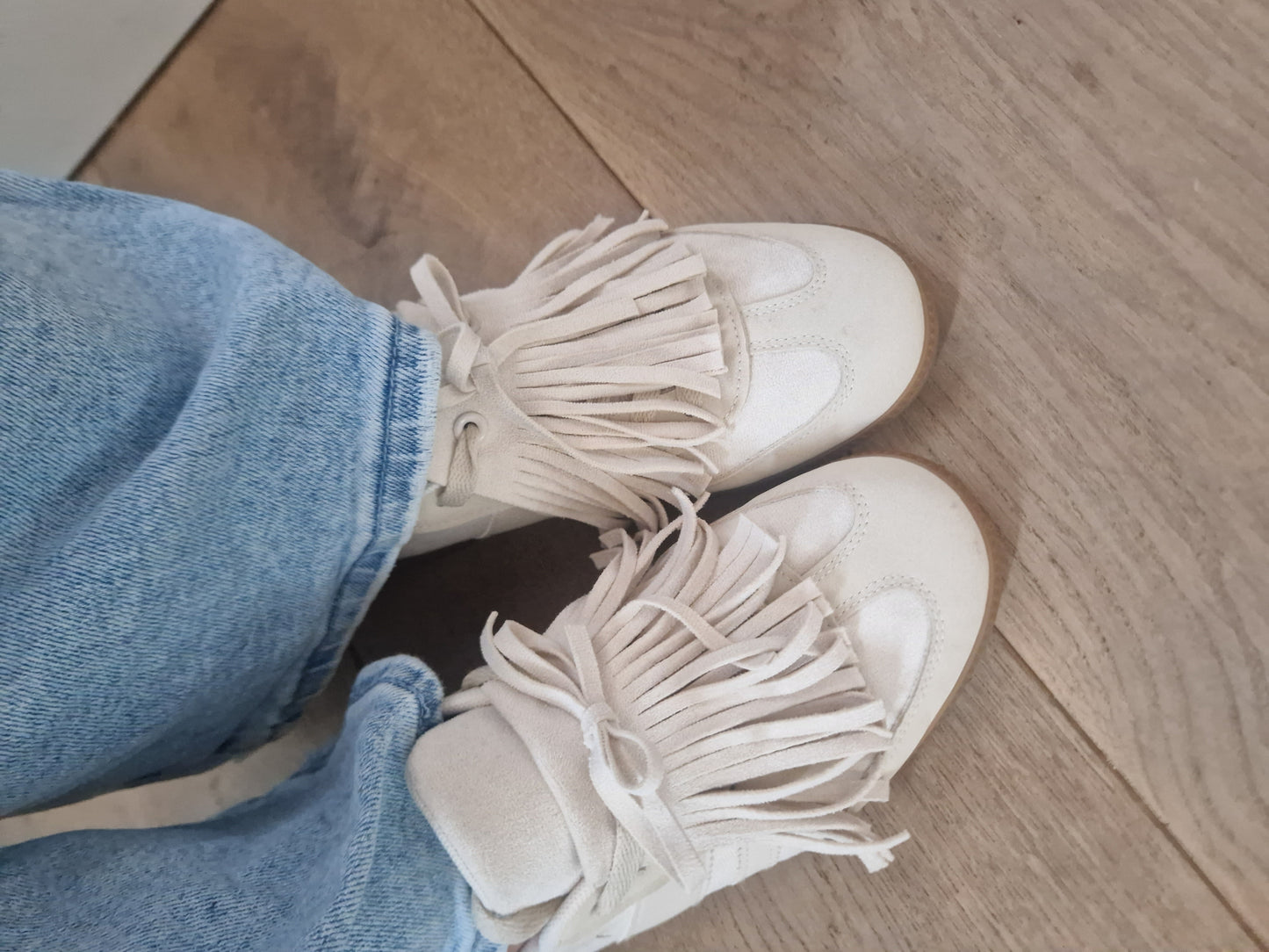 Schoen fringe (franje kan er ook af)