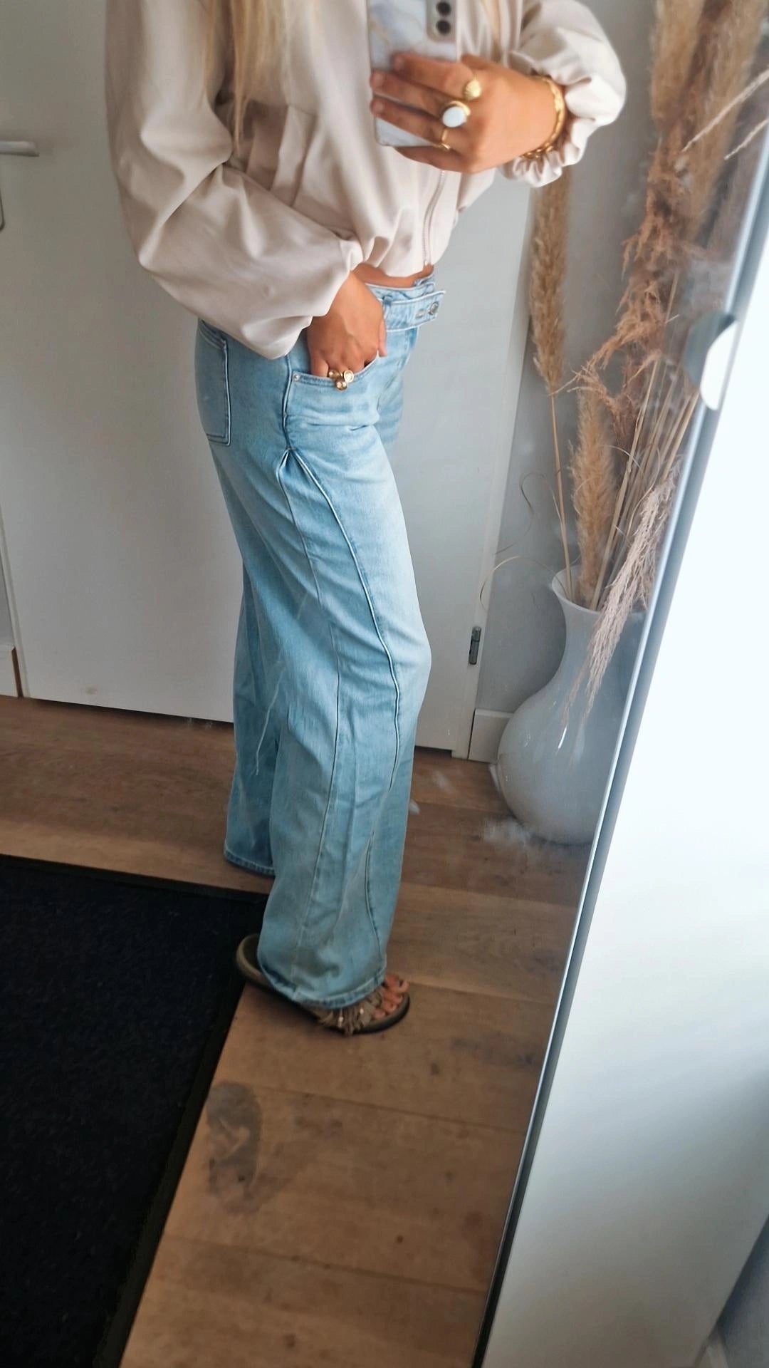 Jeans plooi