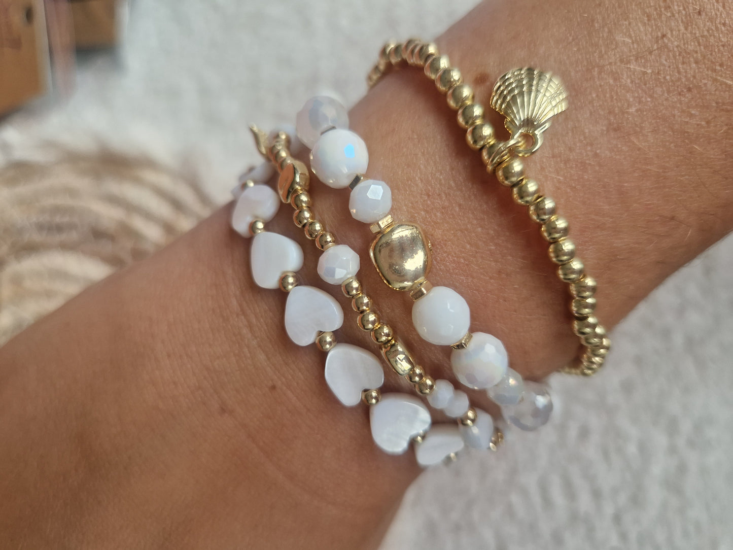 Armbandenset white