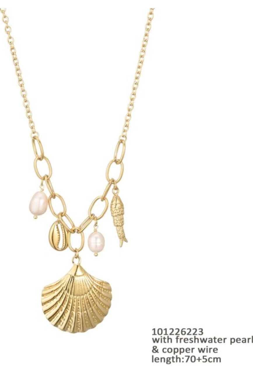 Ketting lang schelp