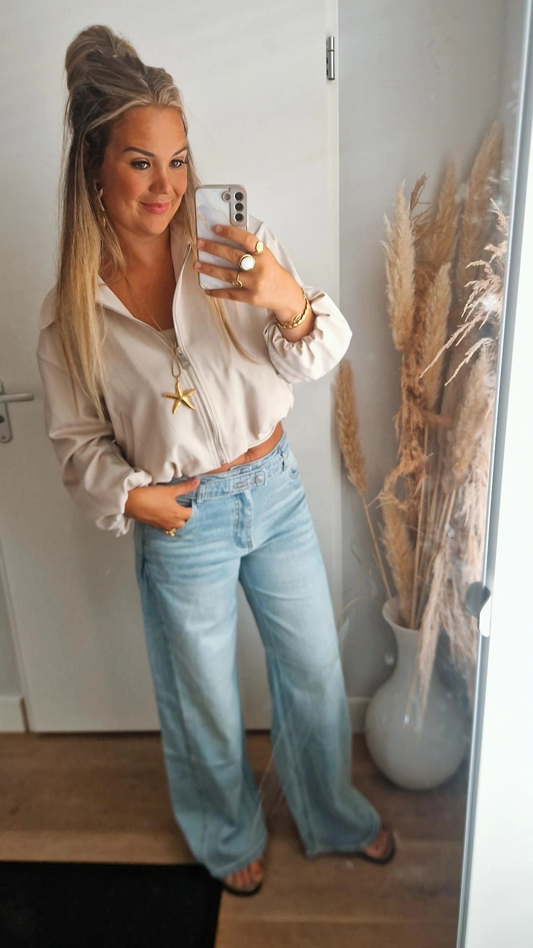 Jeans plooi