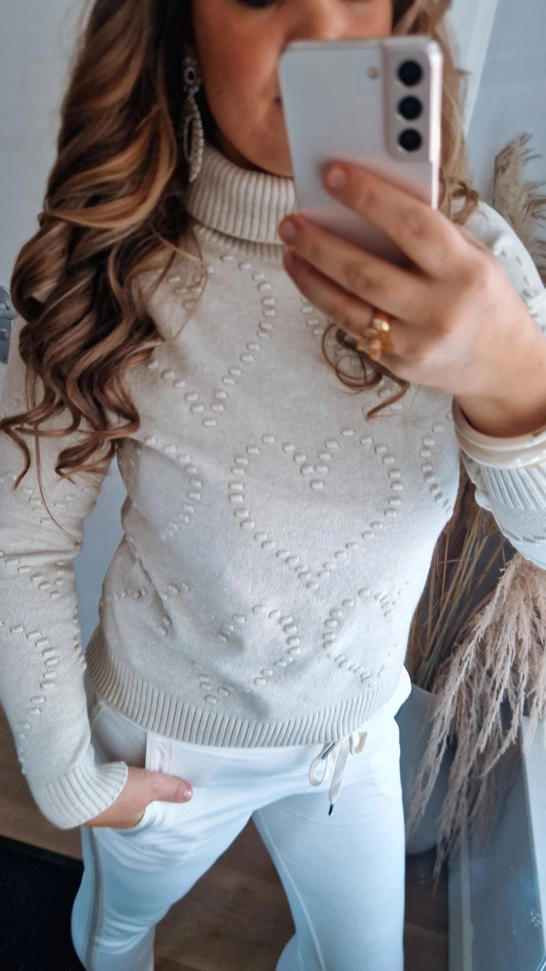 Trui beige hart