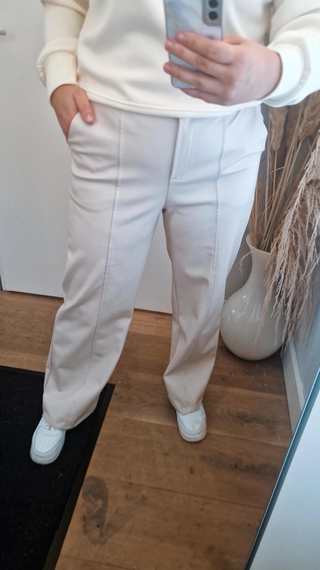 Leatherlook broek