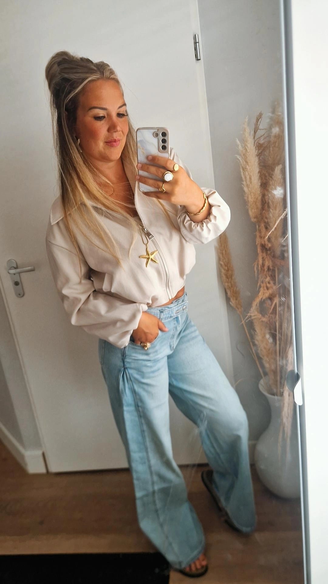 Jeans plooi