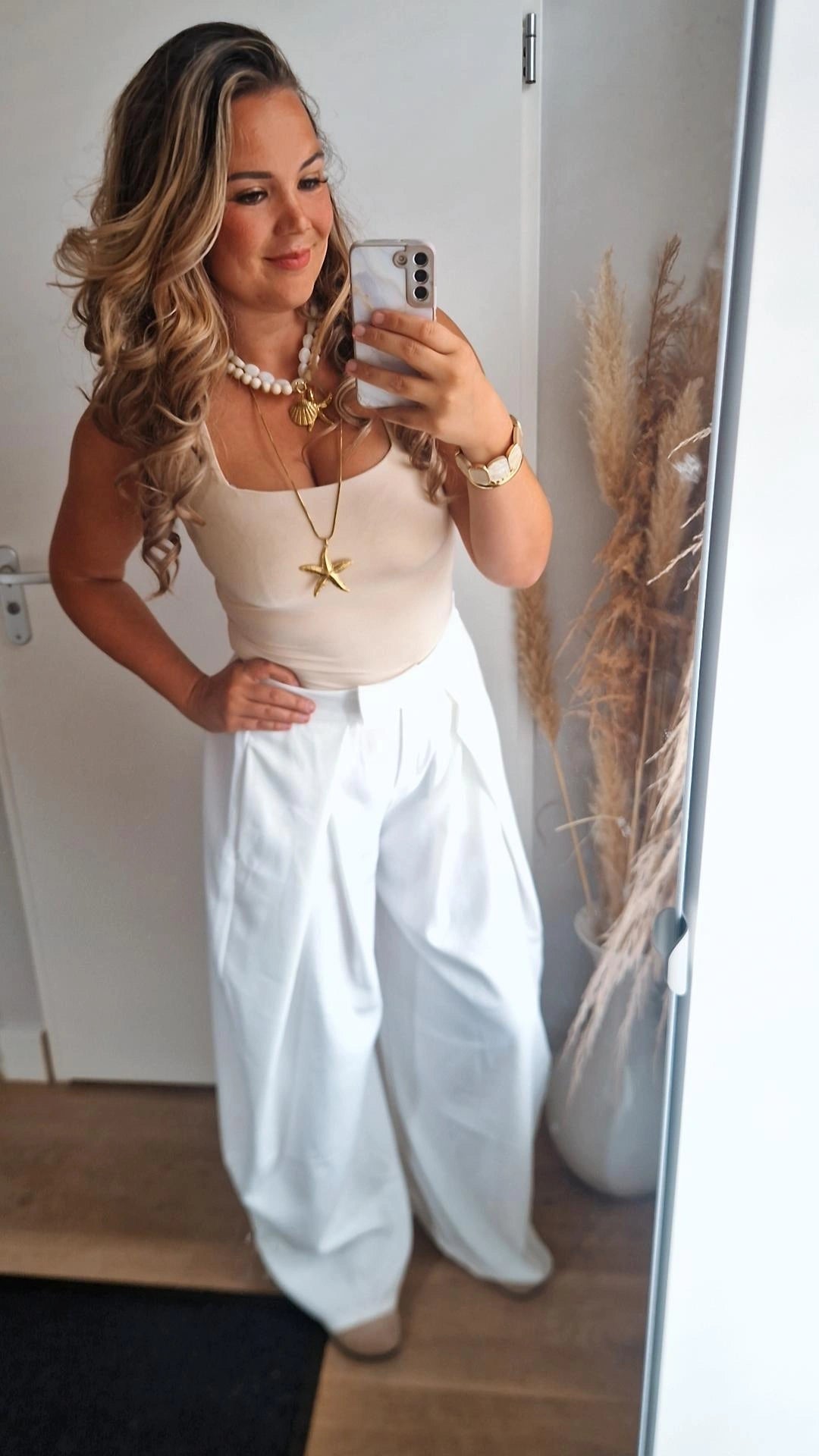 Pantalon wit