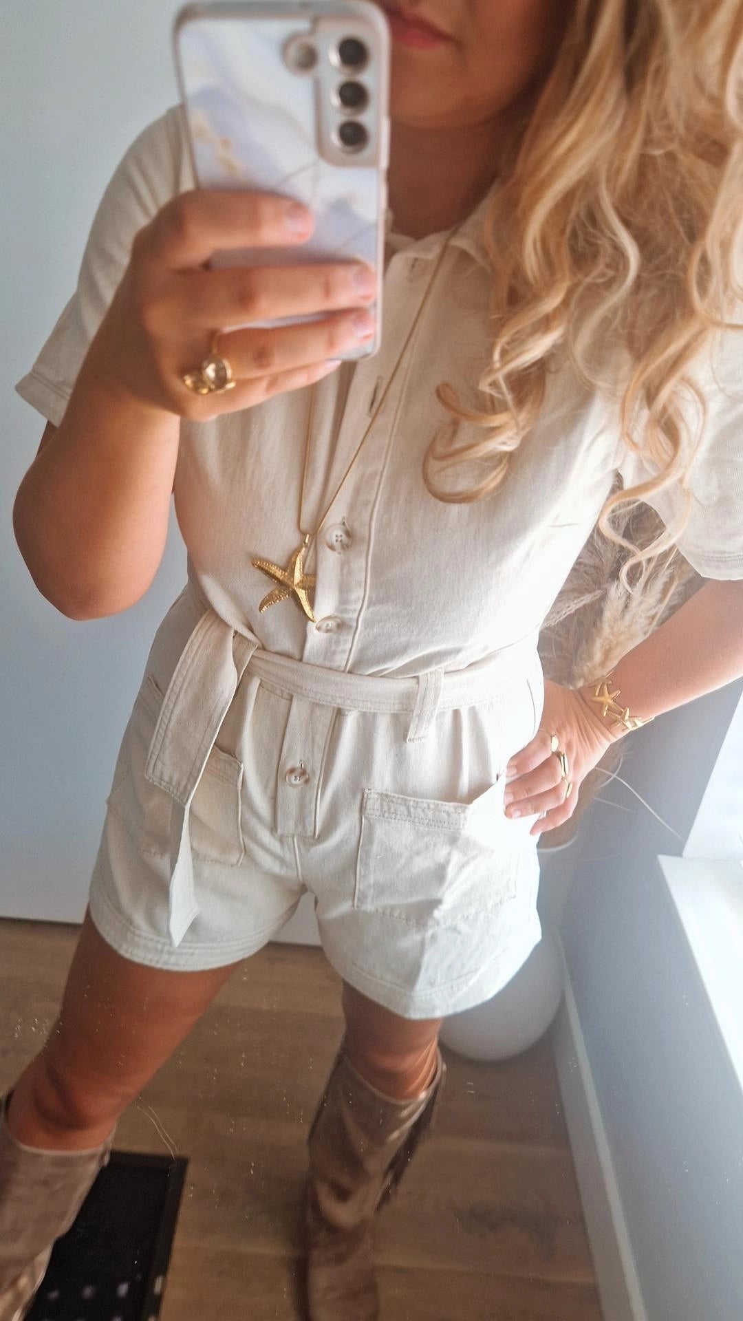 Playsuit beige