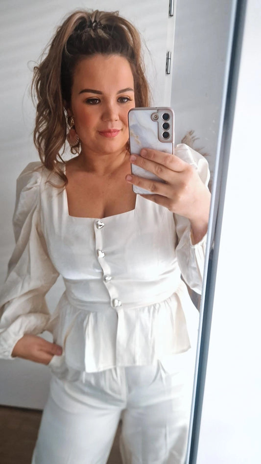 Top peplum (let op valt maat kleiner)