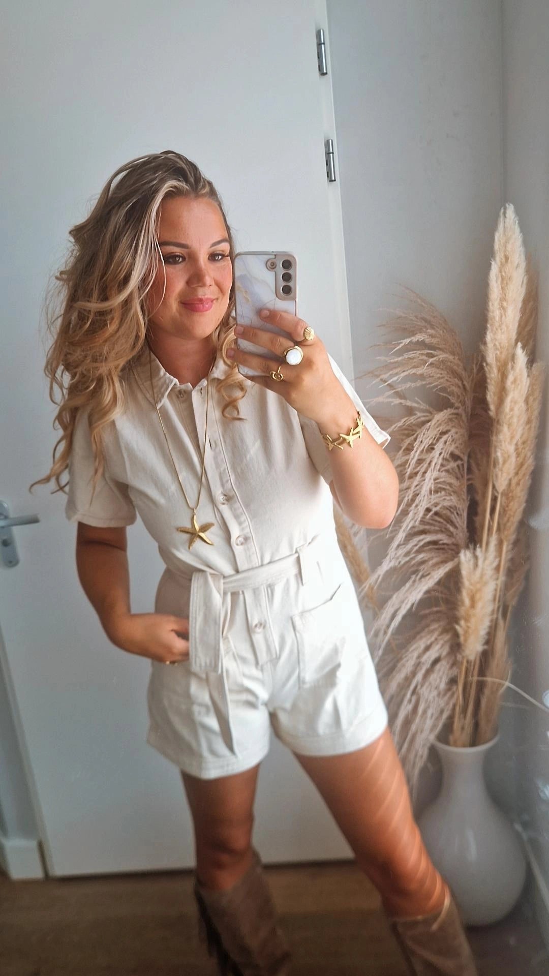 Playsuit beige