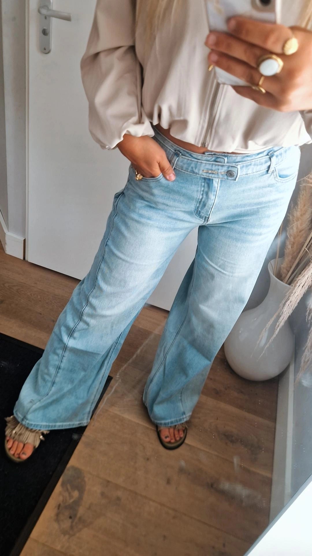 Jeans plooi