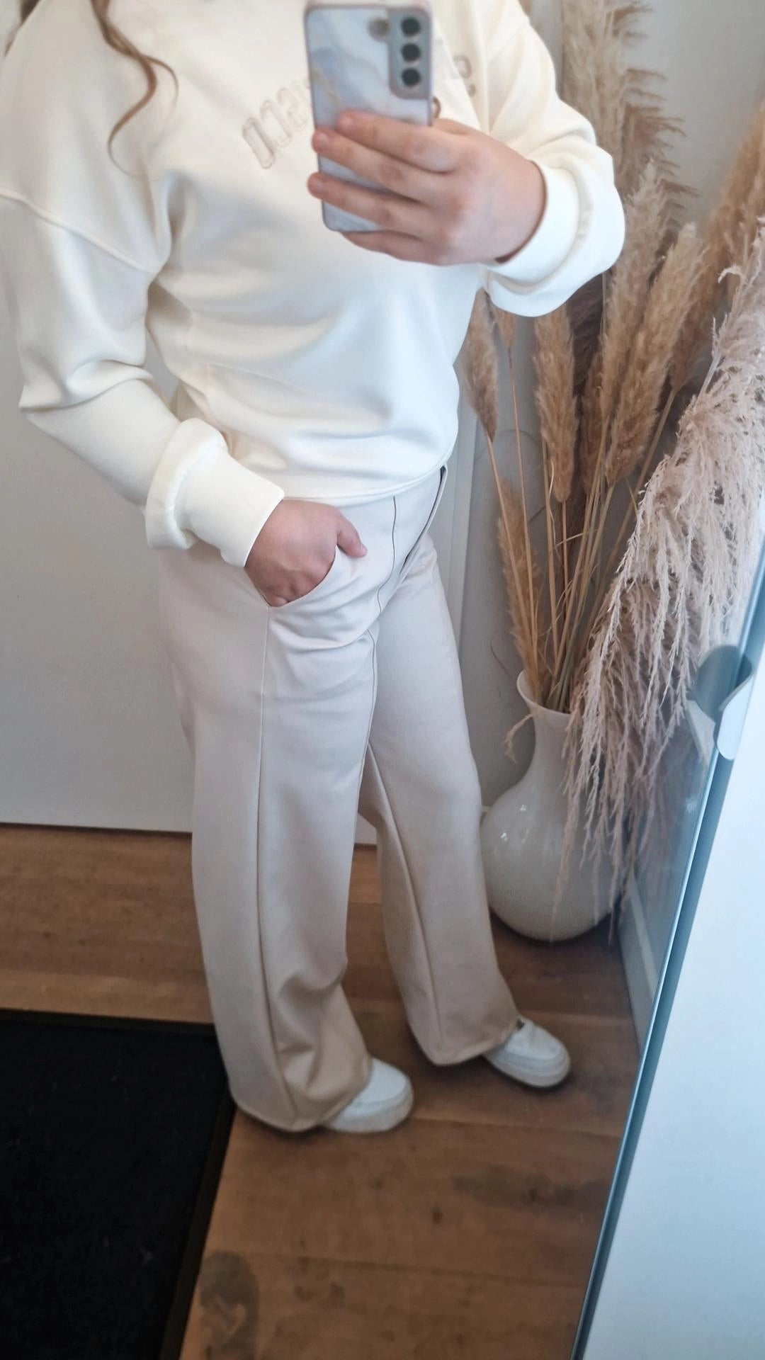 Leatherlook broek
