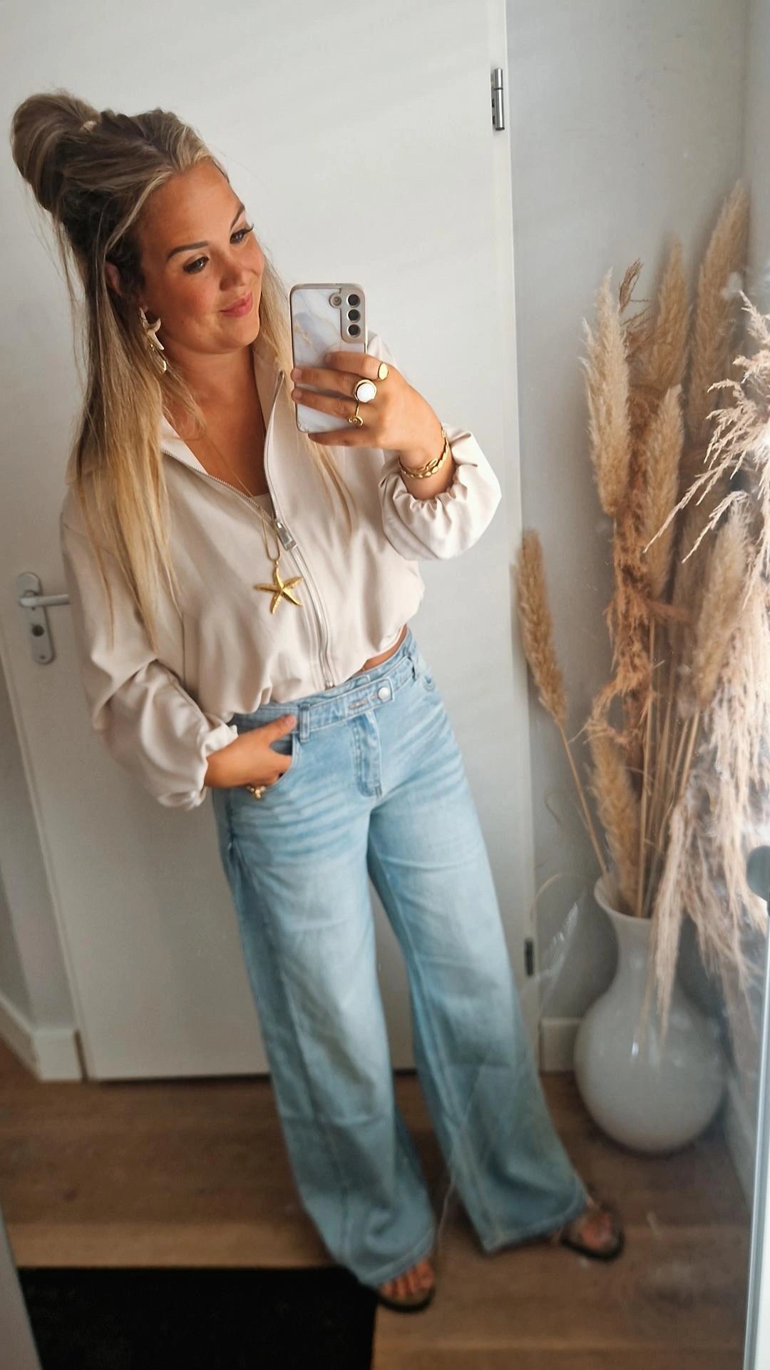 Jeans plooi