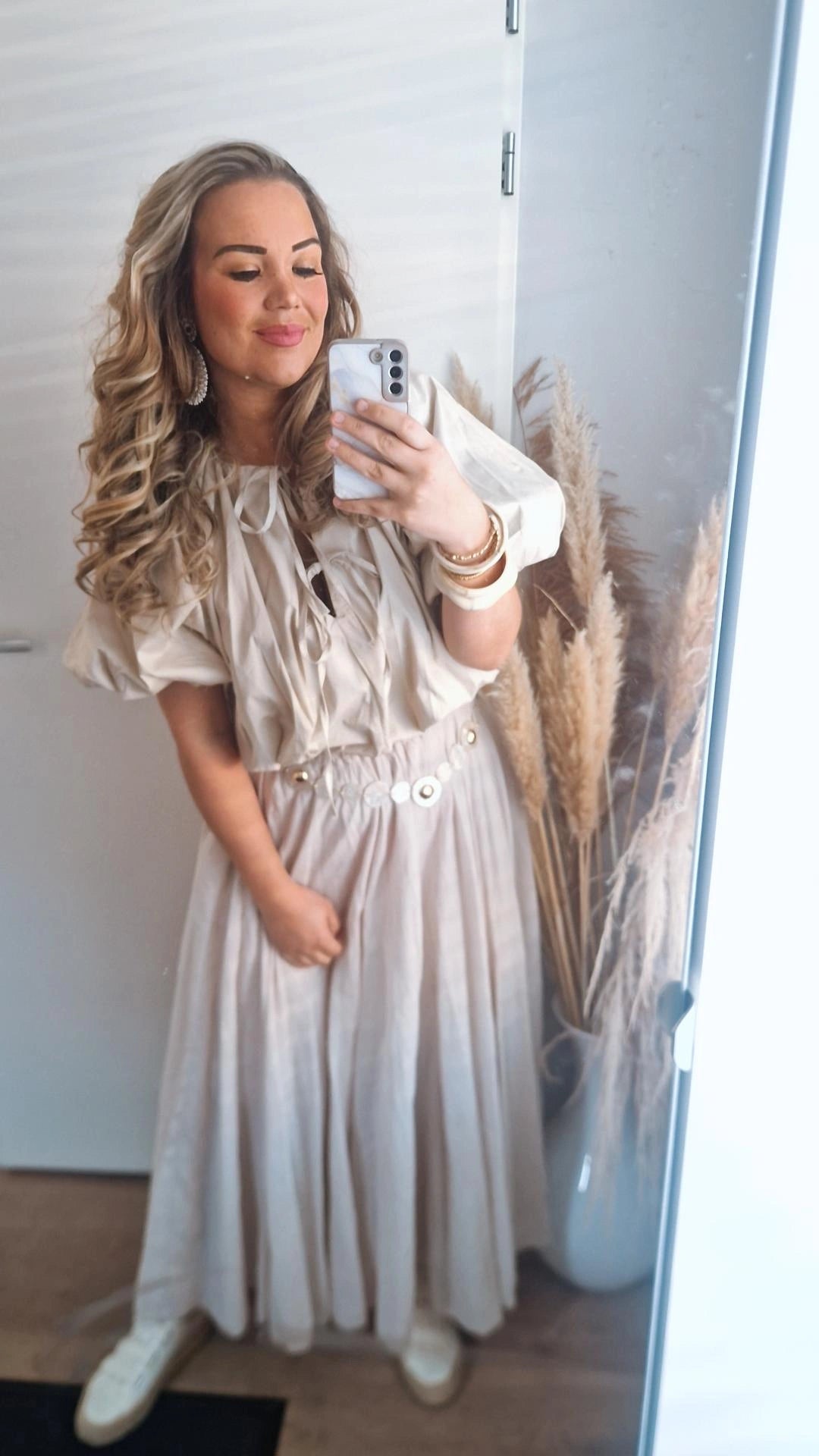 Blouse strik katoen